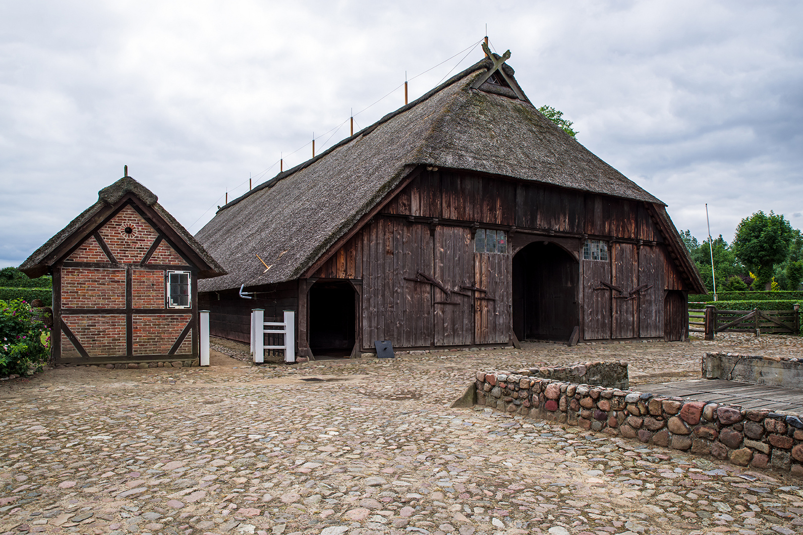 Rieck-Haus, Hofseite