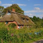 Riedgedecktes Haus in Schleswig Holstein