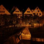Riedlingen -Skyline bei Nacht-