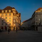 Riegele Haus im Abendlicht