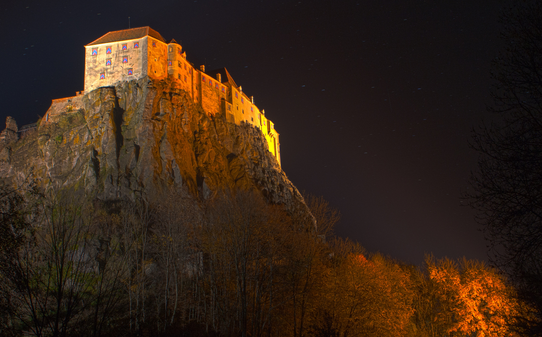 Riegersburg Foto & Bild architektur, architektur bei nacht, motive