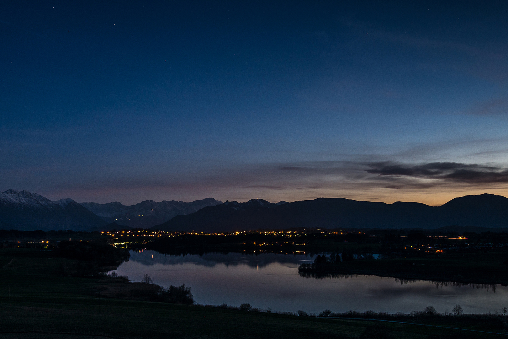 Riegsee, Murnau und Zugspitze