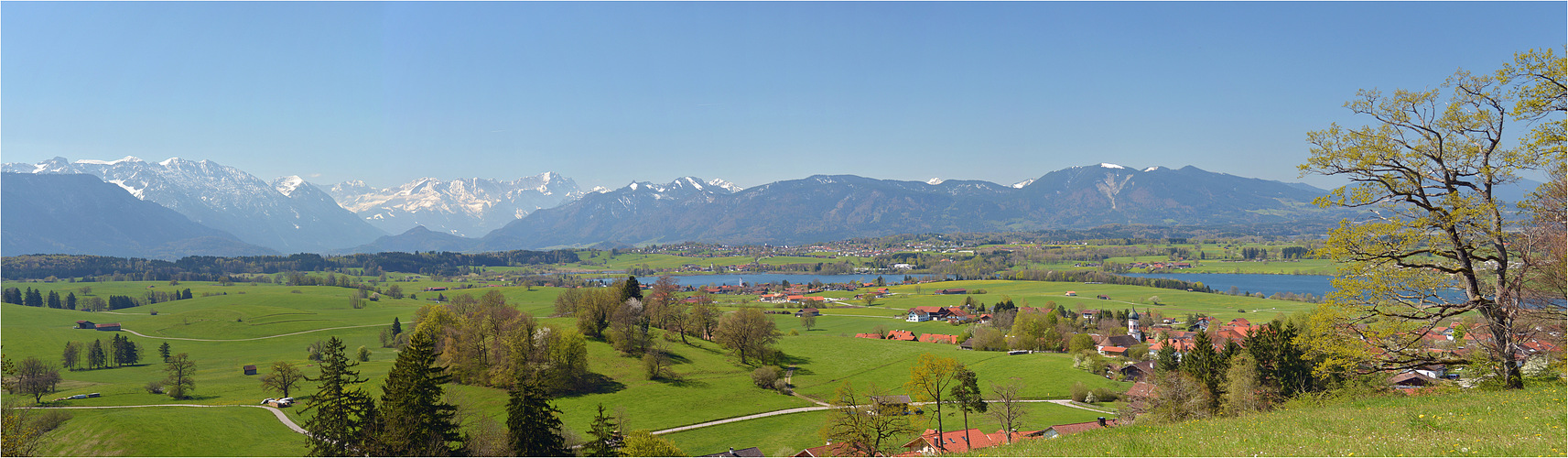 Riegsee und Wettersteingebirge