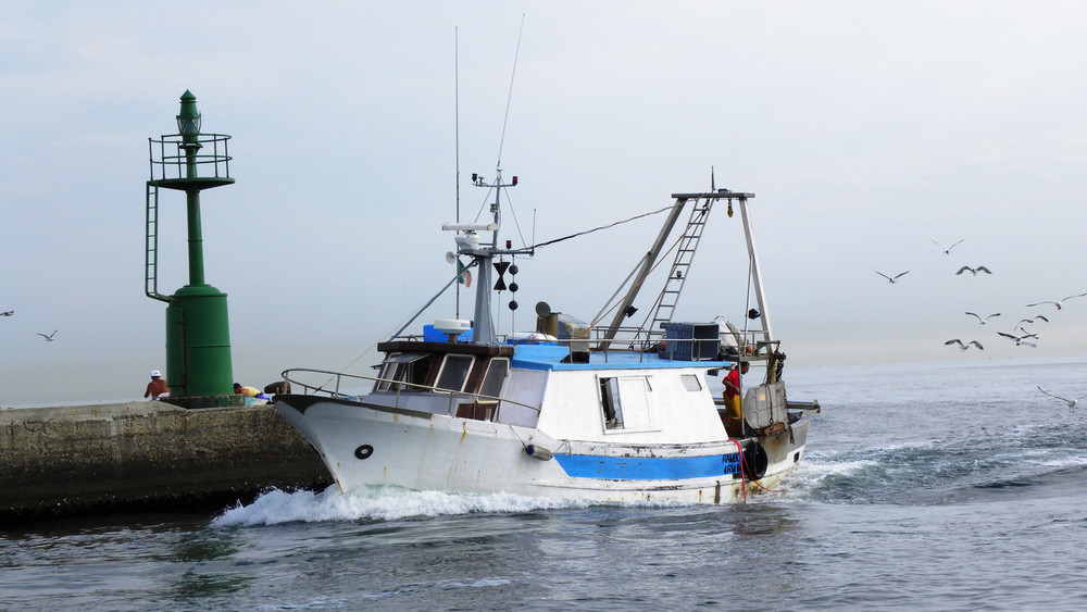 rientro dopo la pesca.