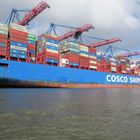 Riesen Containerschiff