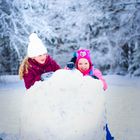 Riesen Schneekugel