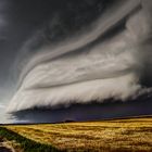 Riesen Shelfcloud über Rheine