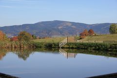 Riesengebirgsvorland im Herbst