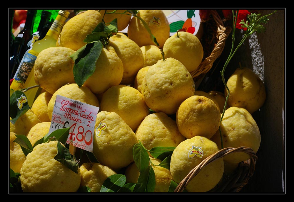 Riesenlimonen - genfood bestimmt nicht!