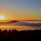 Riesennebelwelle rollt von Süd nach Nord über den Nebel