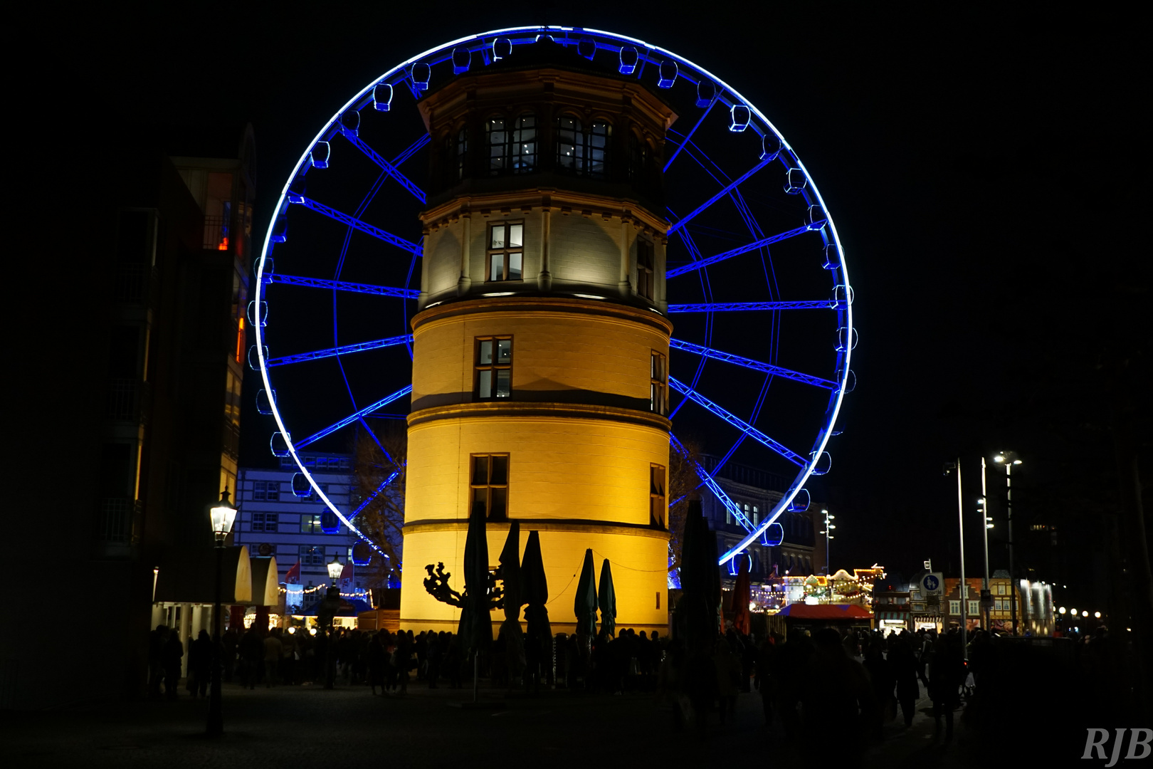 Riesenrad am Burgplatz in DUS