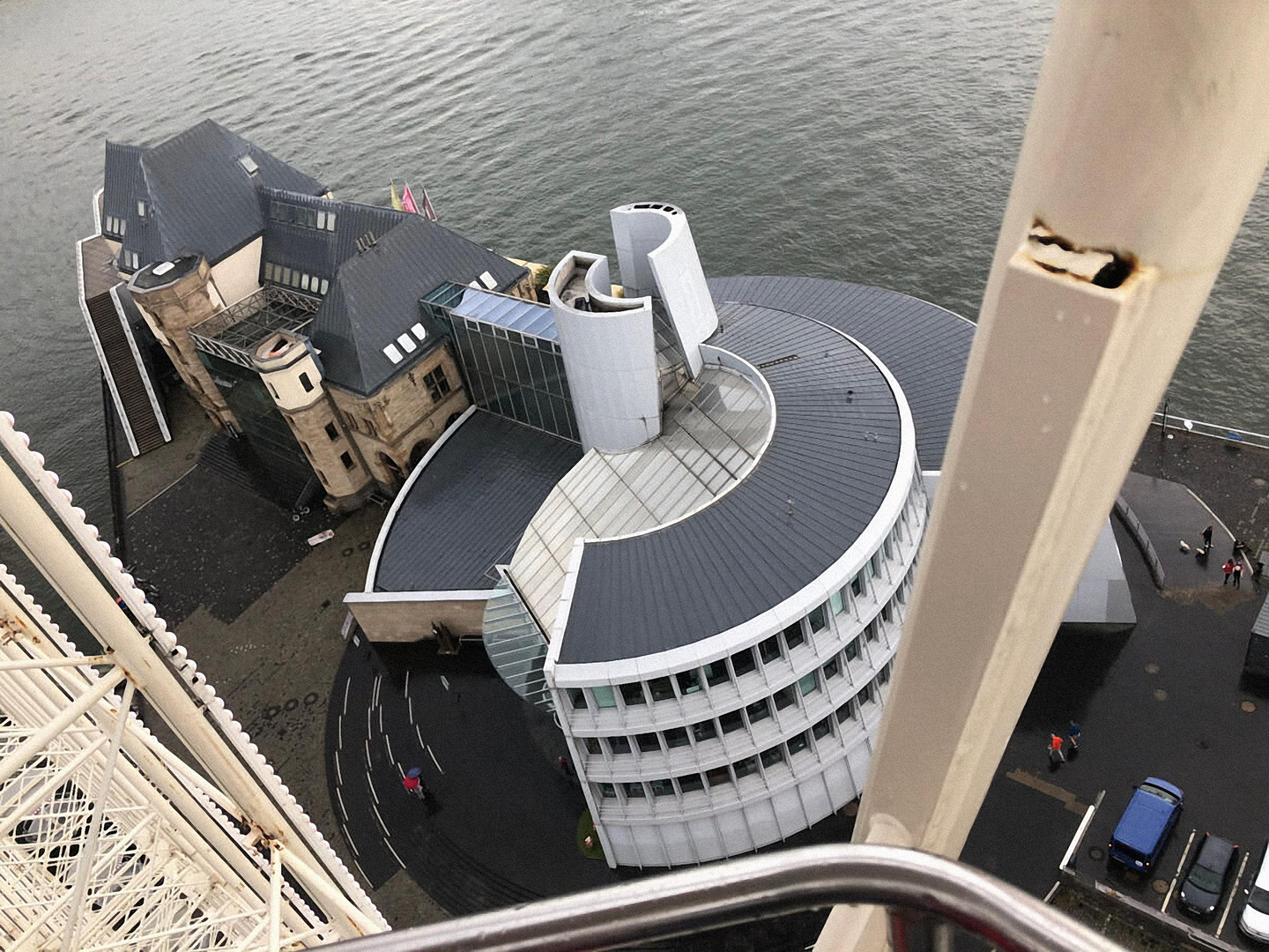 Riesenrad am Kölner Scholadenmuseum