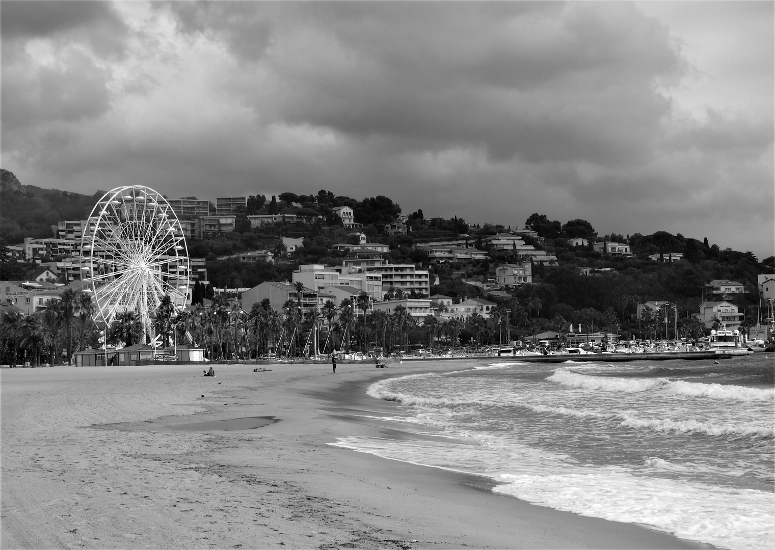 Riesenrad am Meer