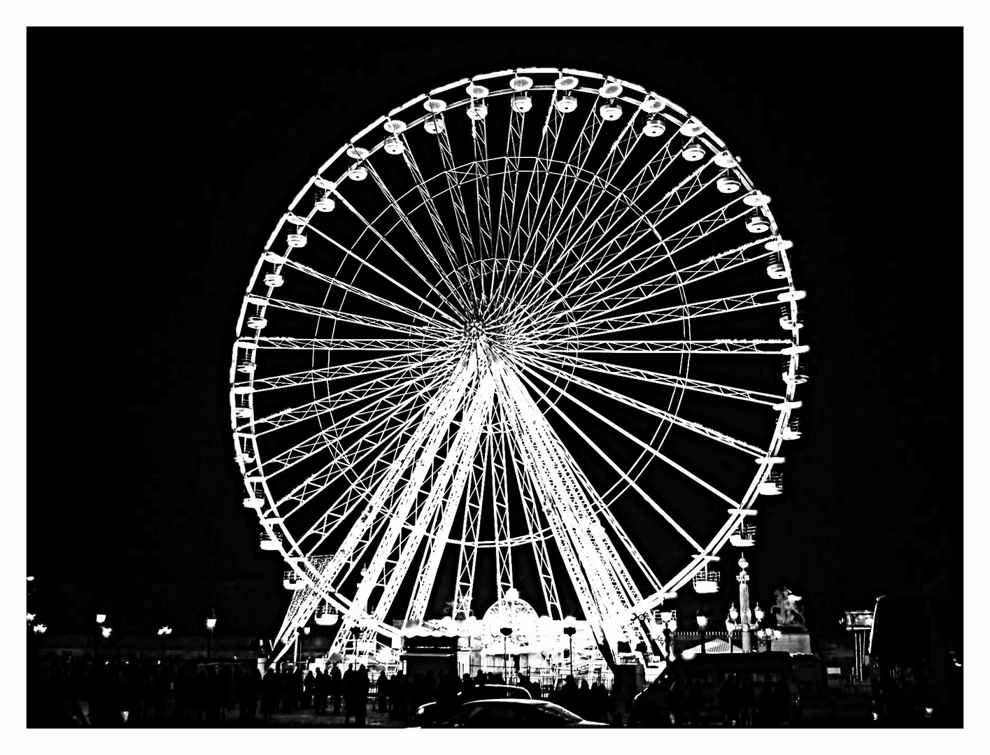 Riesenrad am Place de la Concorde