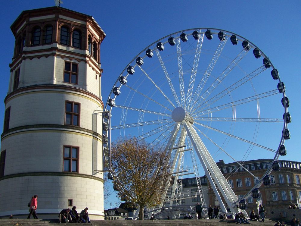 Riesenrad am Schlossturm