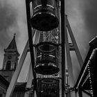 Riesenrad am Weihnachtsmarkt