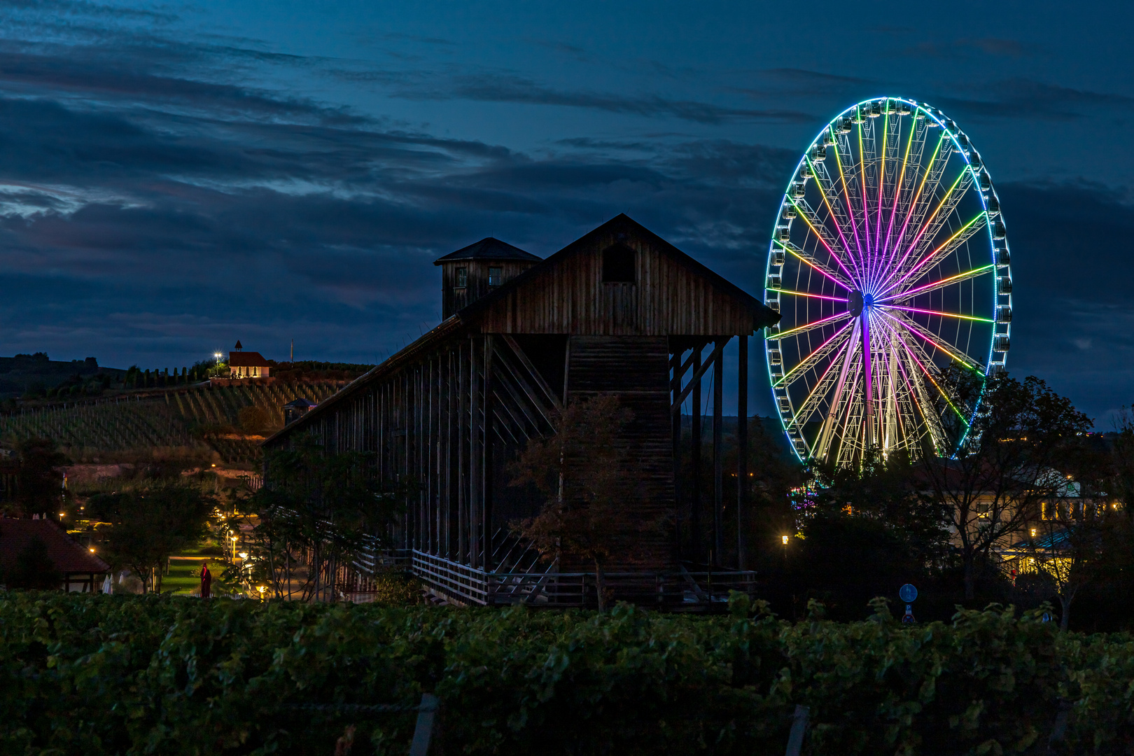 Riesenrad an der Saline