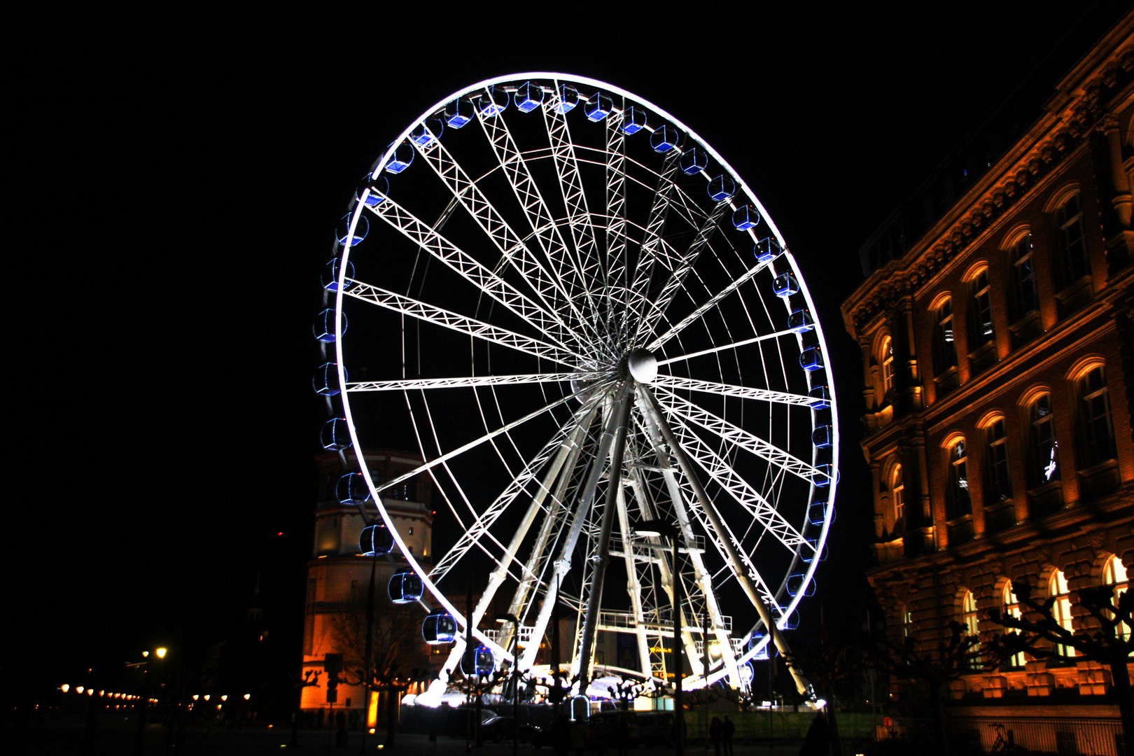 Riesenrad auf dem Burgplatz