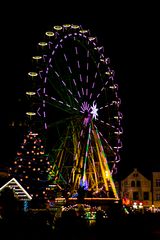 RIesenrad auf dem Cottbusser Weihnachtsmart