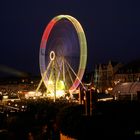 Riesenrad auf dem Erfurter Weihnachtsmarkt