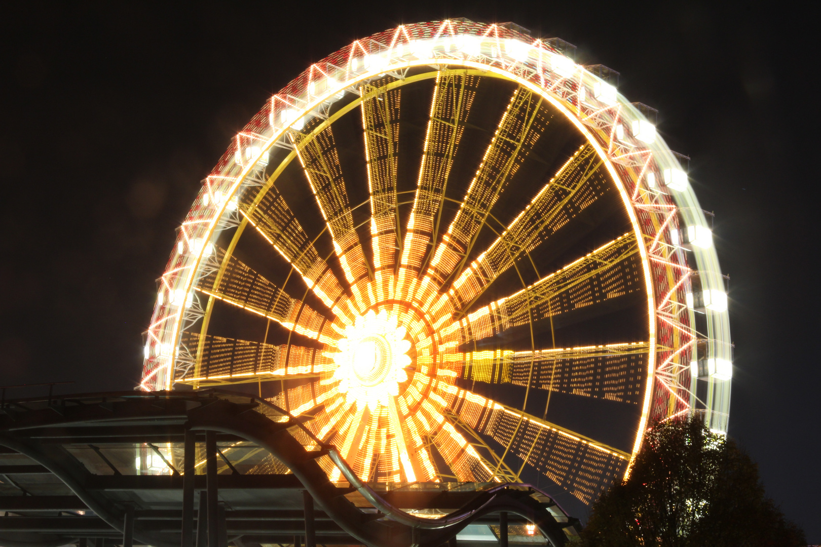 Riesenrad auf dem Hamburger Dom