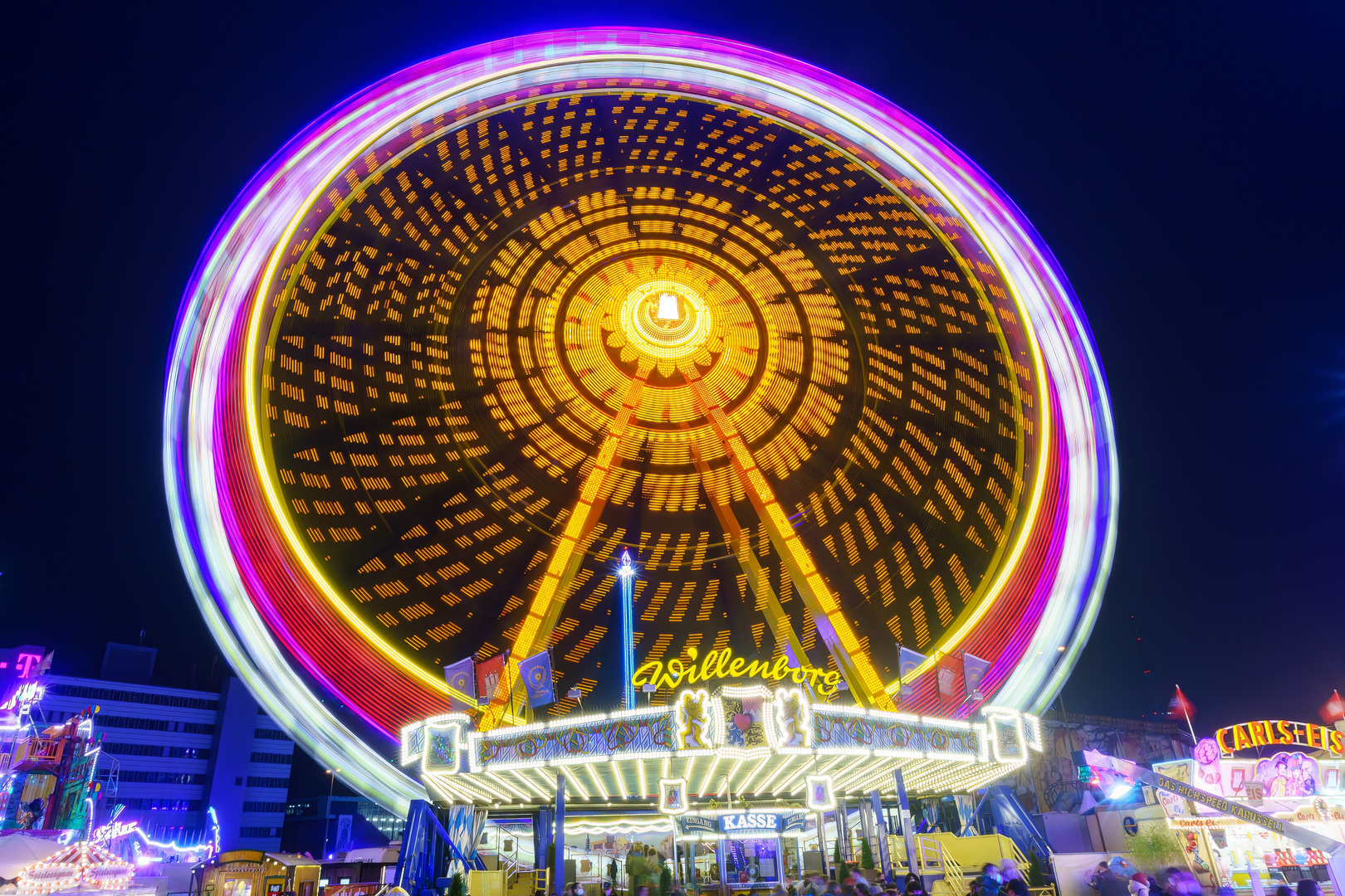 Riesenrad auf dem Hamburger Dom