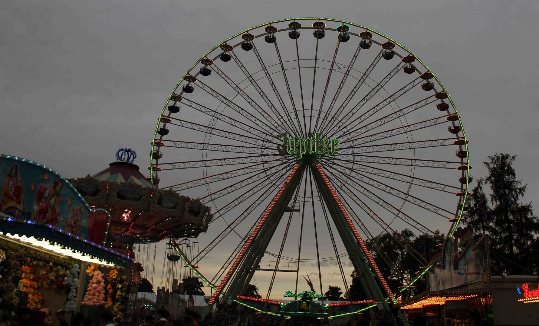 Riesenrad auf dem Laupheimer Heimatfest 2014