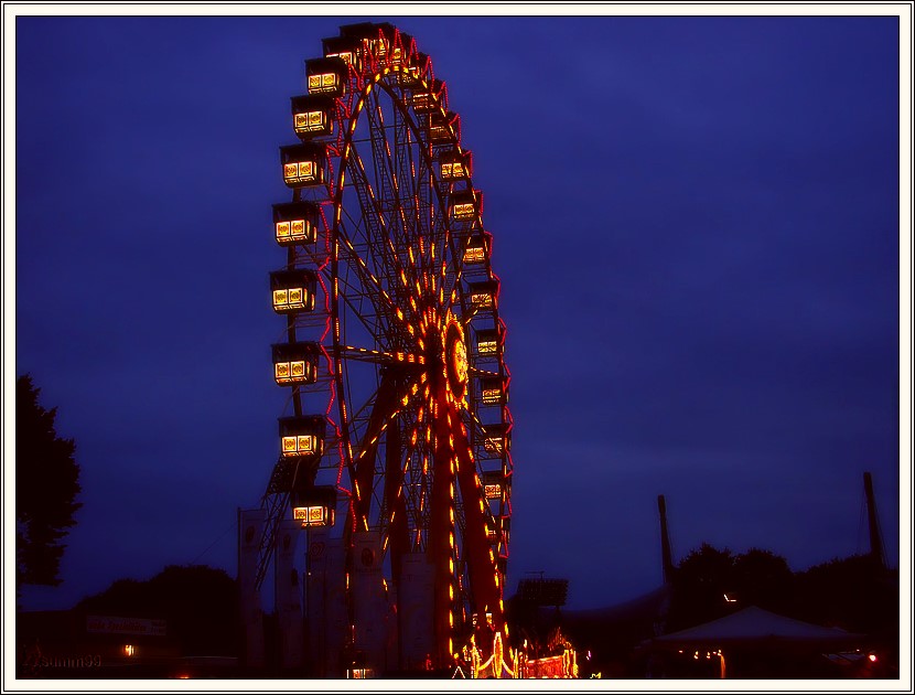 Riesenrad auf dem Sommerfest