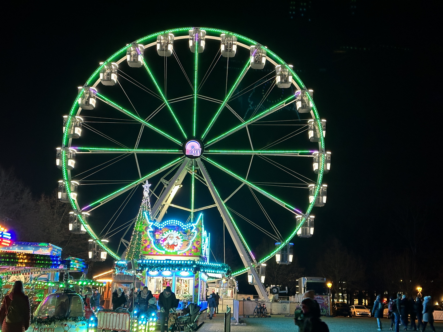 Riesenrad auf dem Weihnachtsmarkt Foto & Bild weihnachtsmärkte