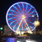 Riesenrad auf dem Weihnachtsmarkt