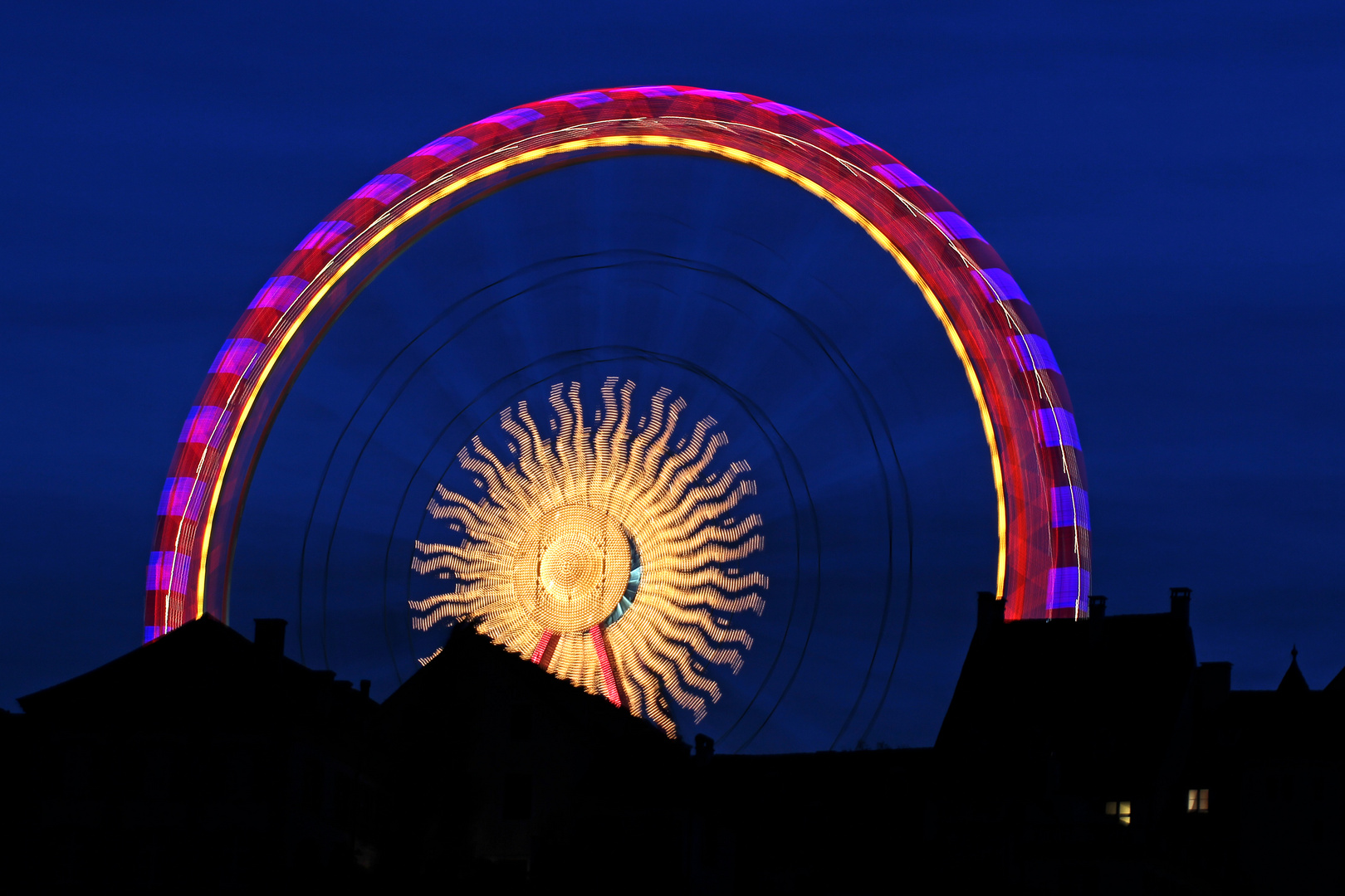 Riesenrad auf der Basler Herbstmesse