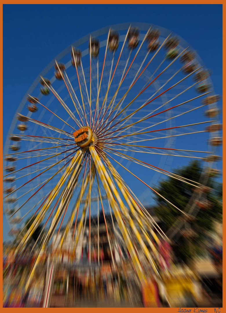 Riesenrad auf der Haaner Kirmes