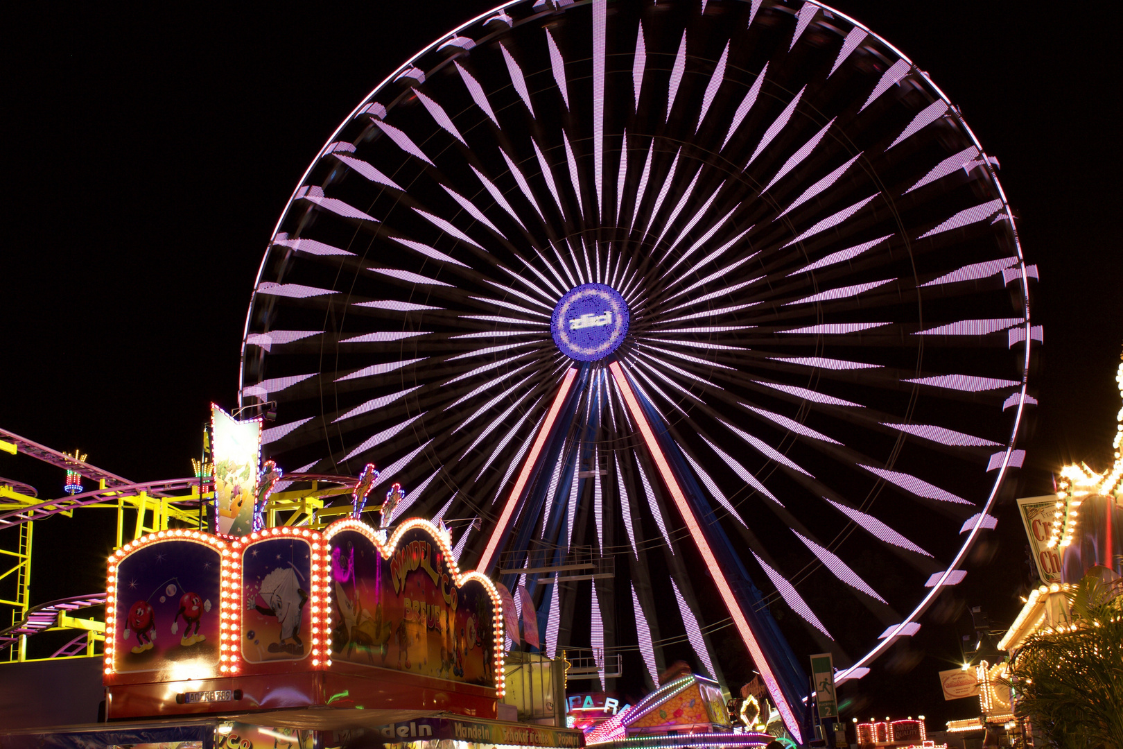 Riesenrad auf der Kirmes 