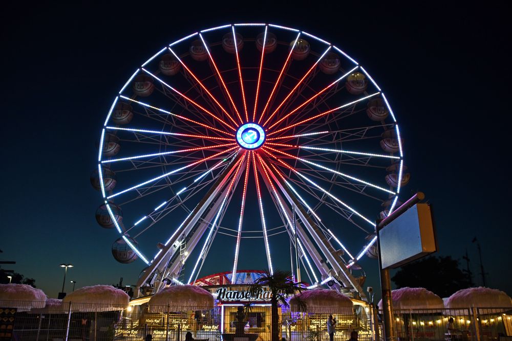 Riesenrad auf der Warnemünder Mittelmole