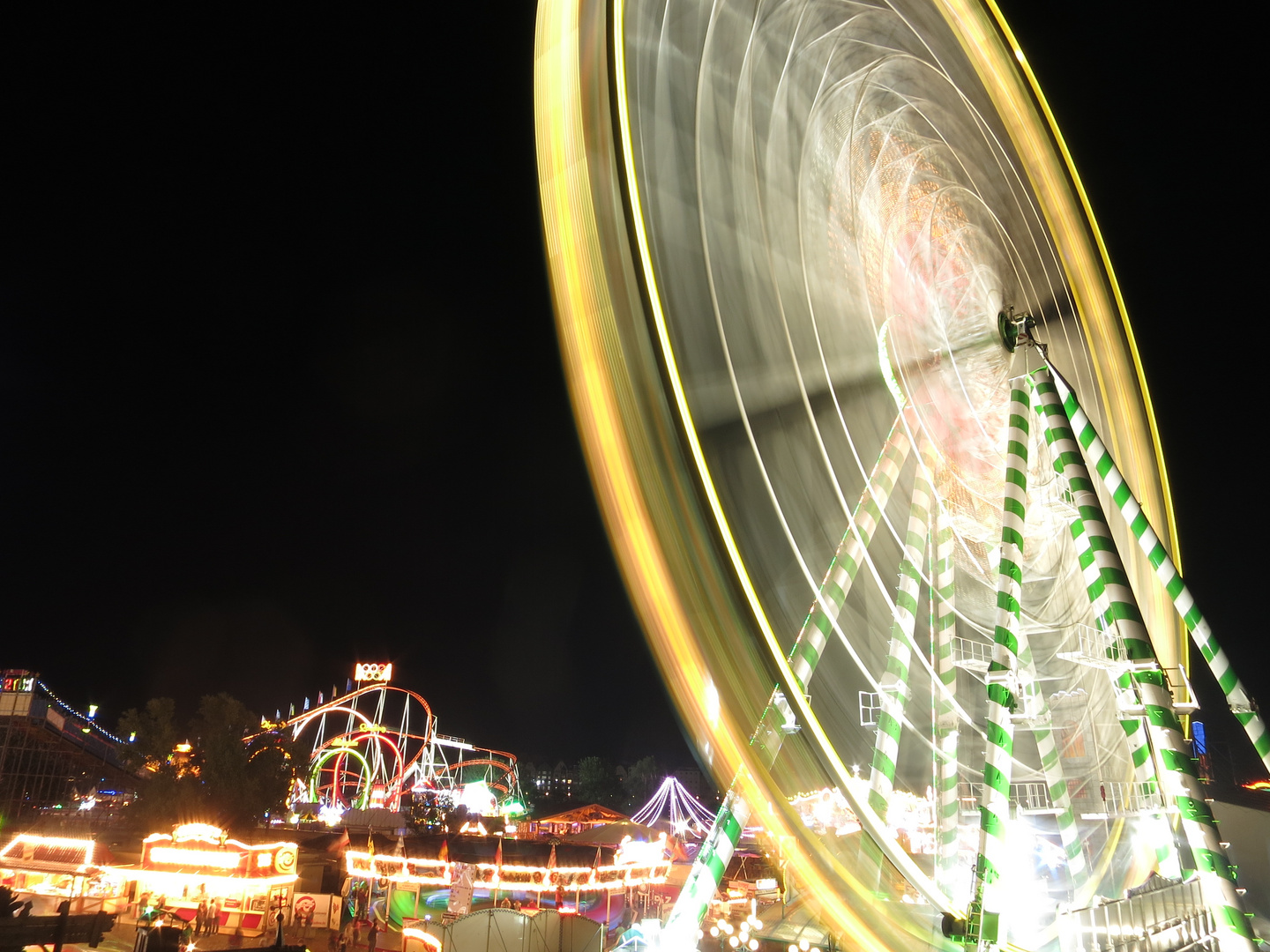 Riesenrad auf Rheinkirnes Düsseldorf 2015