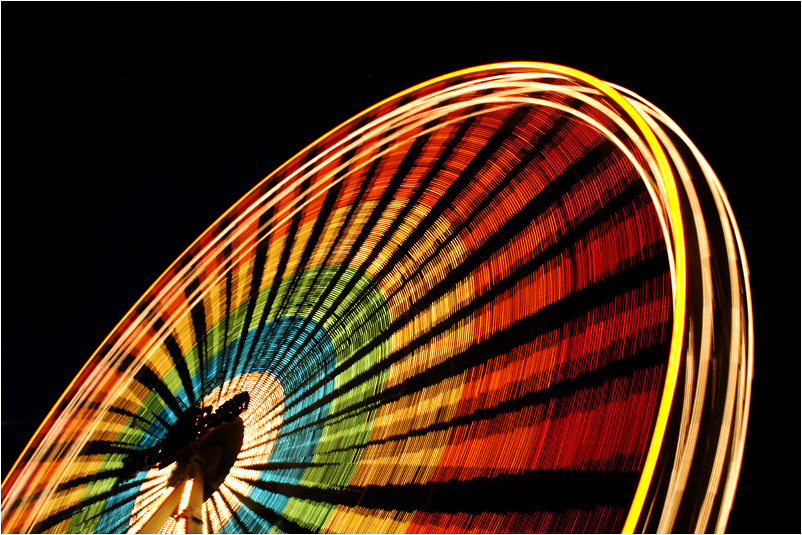 Riesenrad bei Nacht