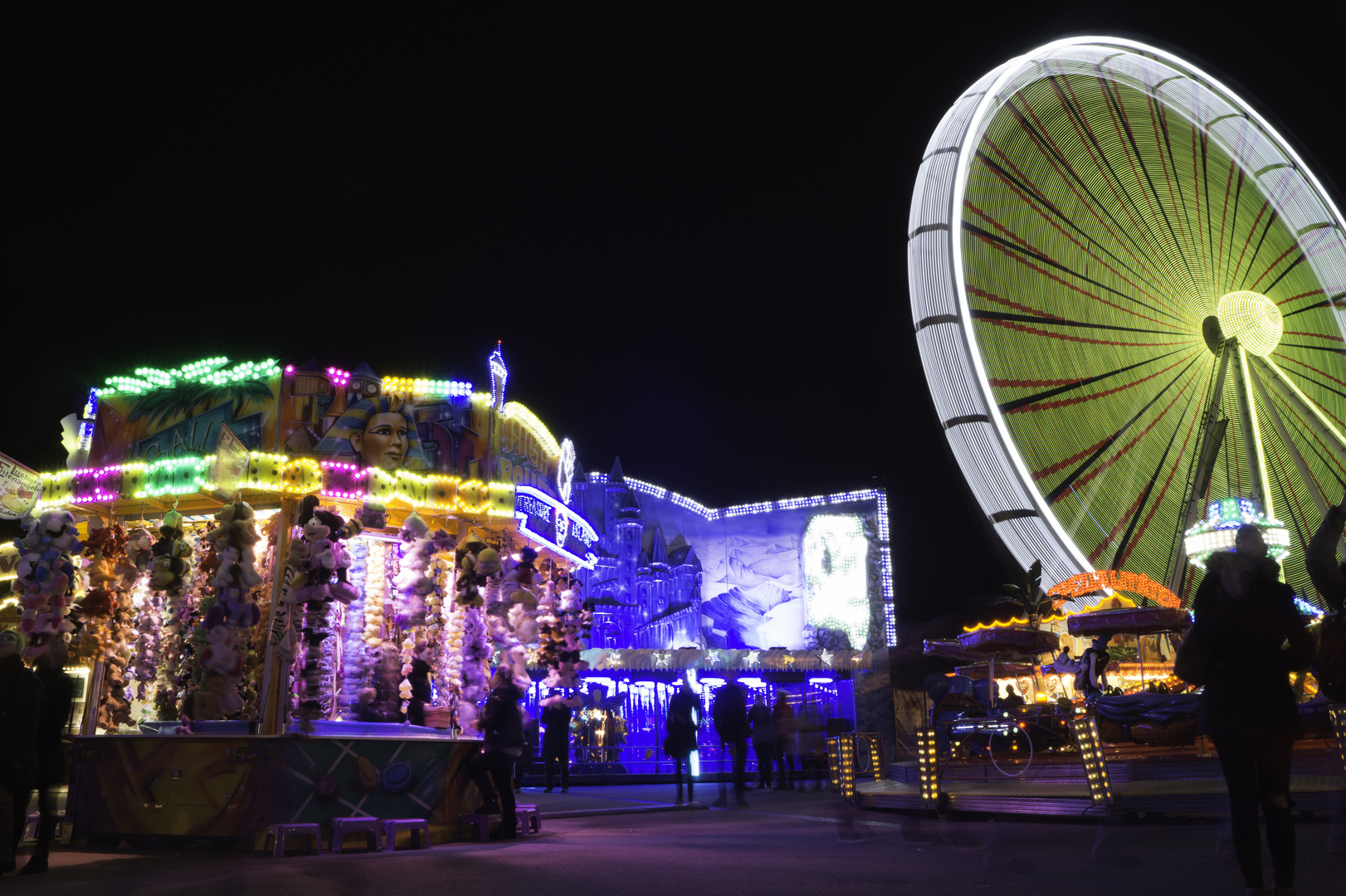 Riesenrad bei Nacht