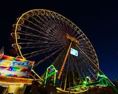 Riesenrad bei Nacht