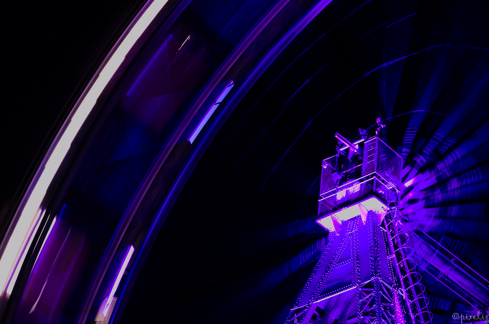 Riesenrad bei Nacht