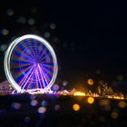 Riesenrad bei Regen