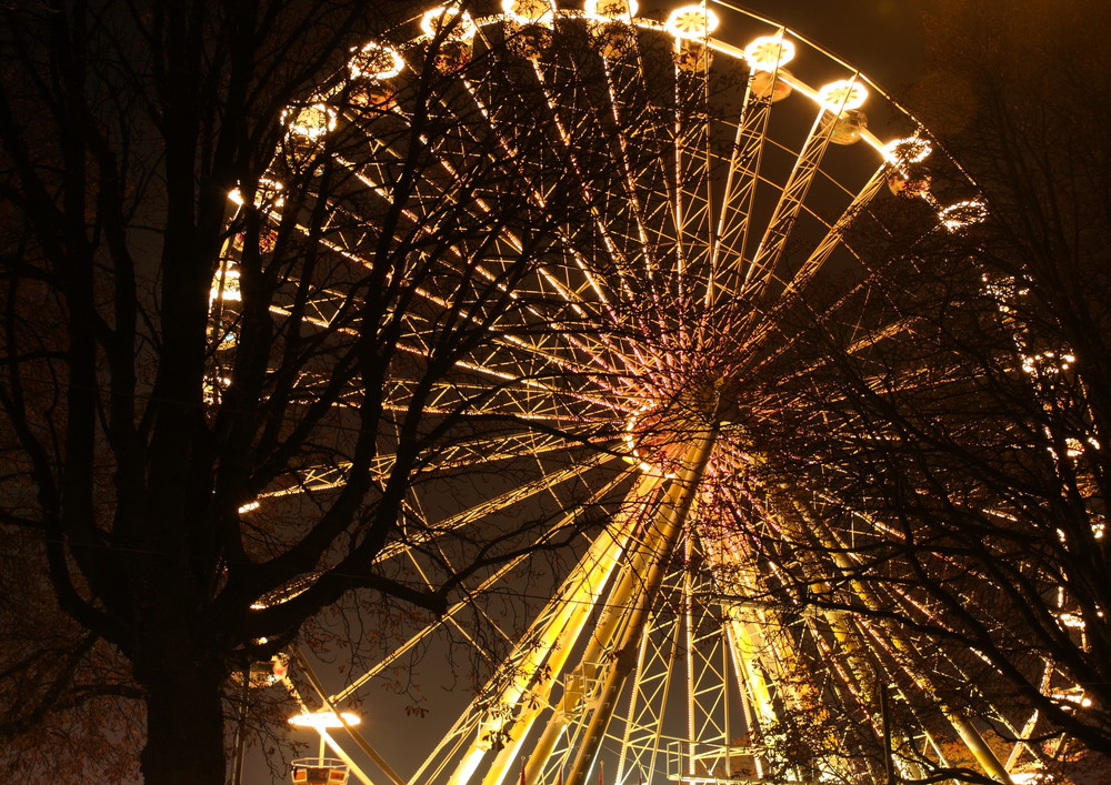 Riesenrad by Night