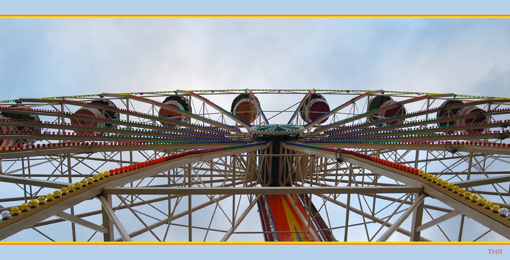 Riesenrad - der obere Bogen