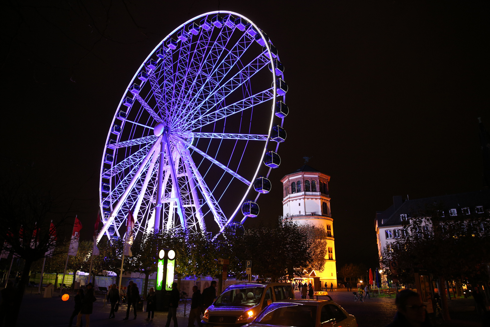 Riesenrad Düsseldorf Altstadt