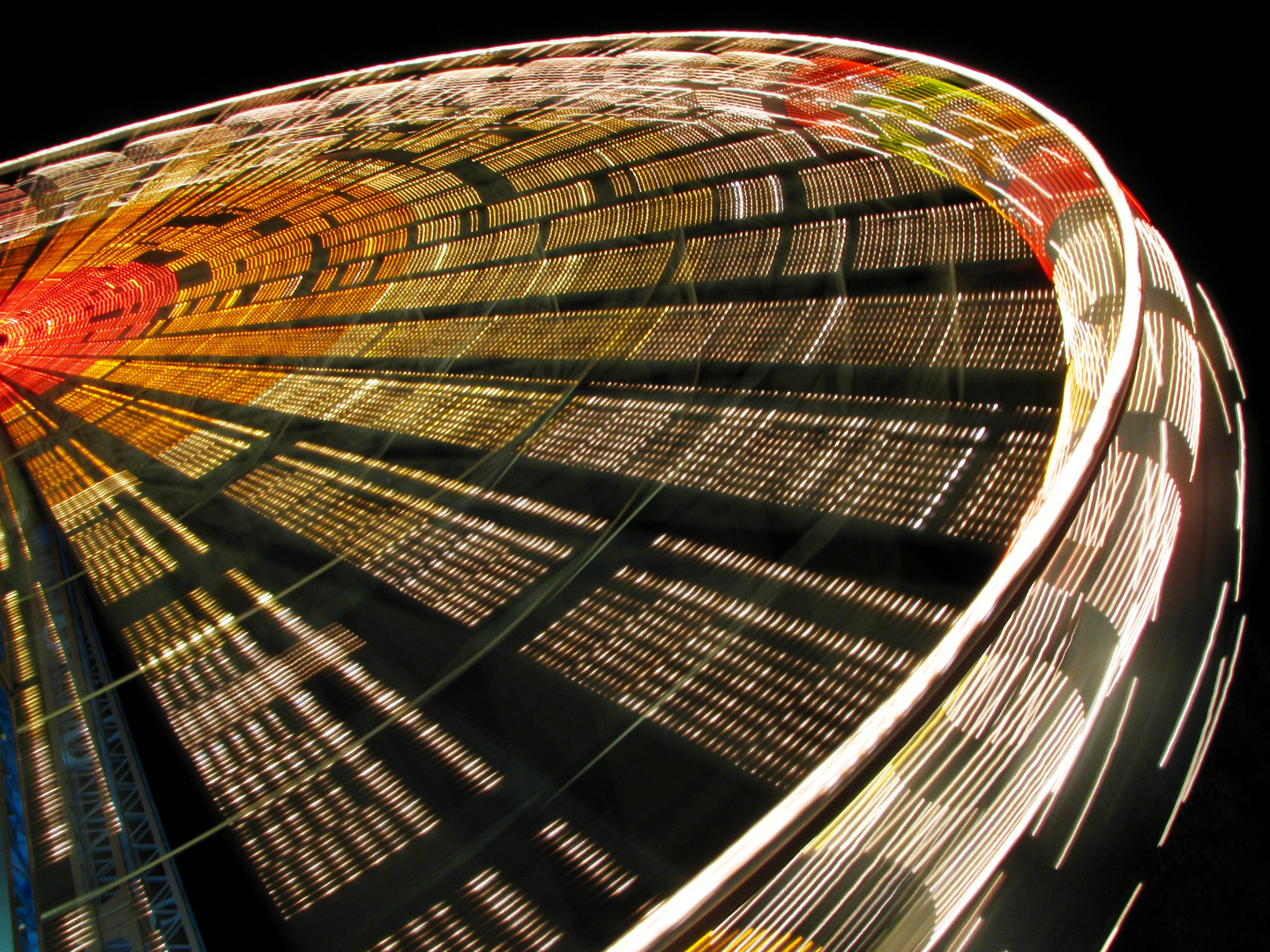 Riesenrad - Fahrt in die Nacht