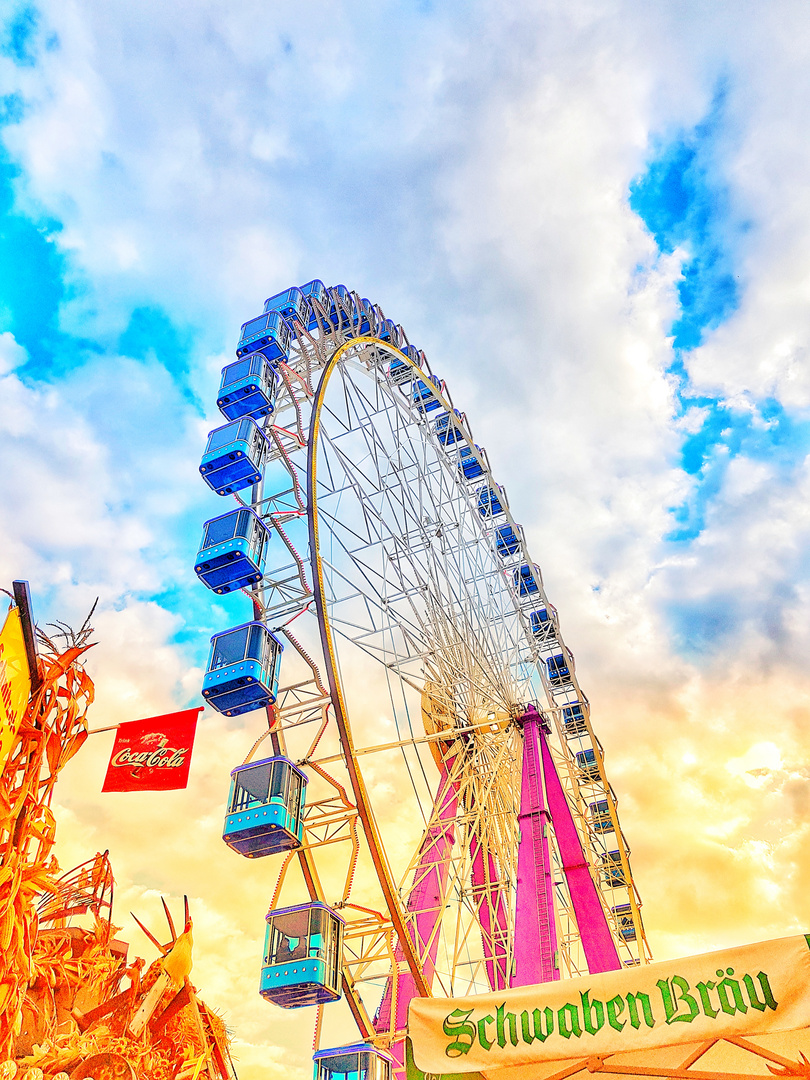 Riesenrad Folksfest Stuttgart 