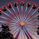 Riesenrad im Abendlicht