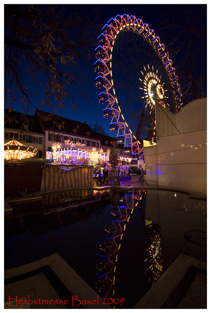 Riesenrad im Brunnen