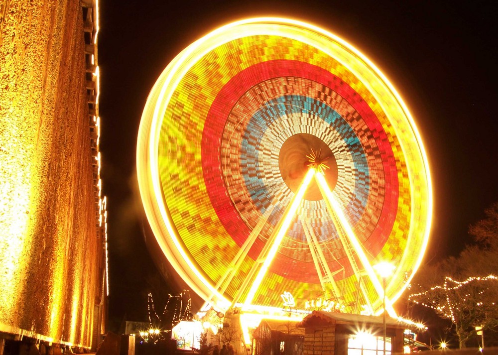 Riesenrad im Kurpark Bad Salzuflen