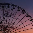 Riesenrad im Morgengrauen