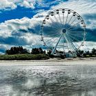 Riesenrad im Nordseewatt